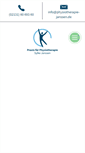 Mobile Screenshot of physiotherapie-janssen.de